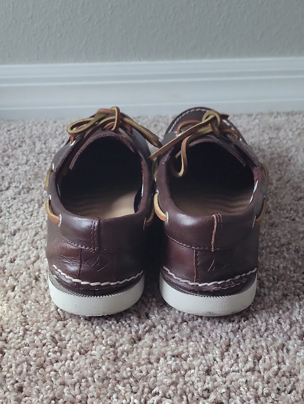 Sperry's Men's Brown Leather Boat Shoes